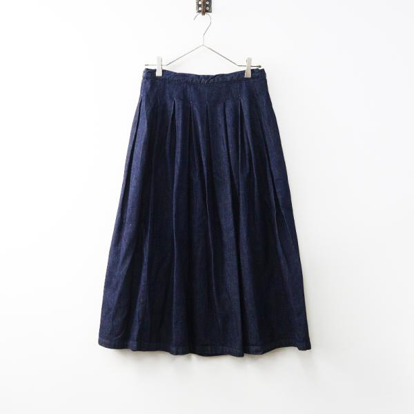 2025SS グランマママドーター GRANDMA MAMA DAUGHTER デニムプリーツスカー...