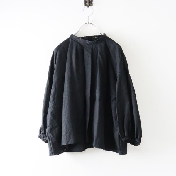 定価4.8万 オールドマンズテーラー R&amp;D.M.Co- リネンフラワースカラップスモックブラウス ...