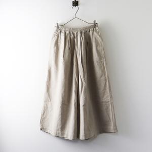 イチ ichi リネン タック ワイド ガウチョ...の商品画像