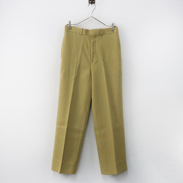 【期間限定価格】ブラミンク BLAMINK バックポケットパンツストレート 38｜ベージュ ボトムス...