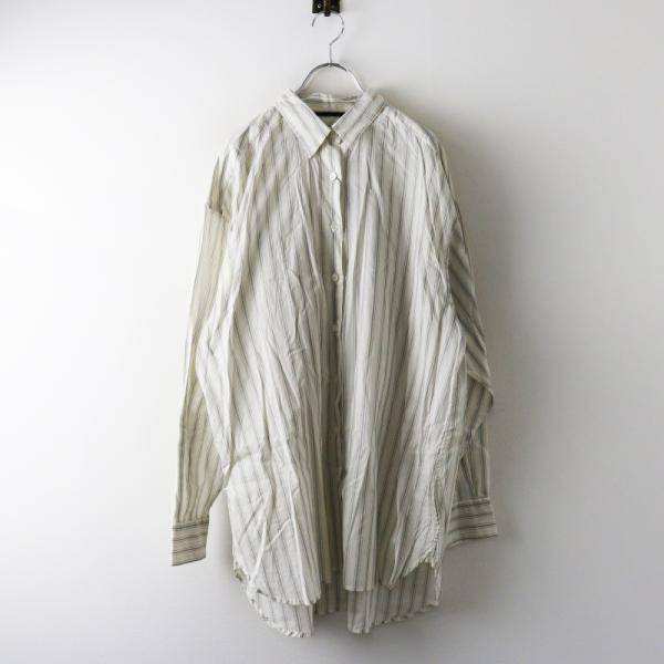 新品 アパルトモン エーピーストゥディオ AP STUDIO Oversized stripe シャ...