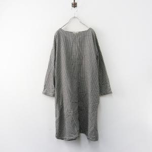 【期間限定価格】スタジオクリップ studio CLIP × サンバレー SUN VALLEY コットン ギンガムチェック ワンピース F｜ブラック トップス【2400015012964】
