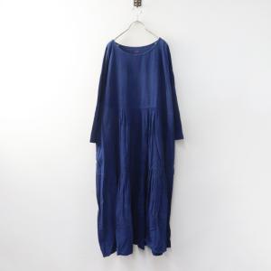 フォーティーファイブアール 45R pate a chou パトアシュ インディゴティアードワンピース ■ネイビー ドレス 45rpm 【2400015082561】