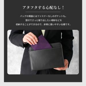 【袱紗が入る】 結婚式向け クラッチバッグ メ...の詳細画像2