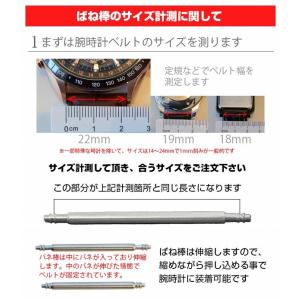 腕時計 バネ棒 18mm 19mm 20mm ...の詳細画像3
