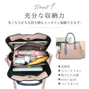 トートバッグ レディース 軽い 小さい 軽量 ...の詳細画像3
