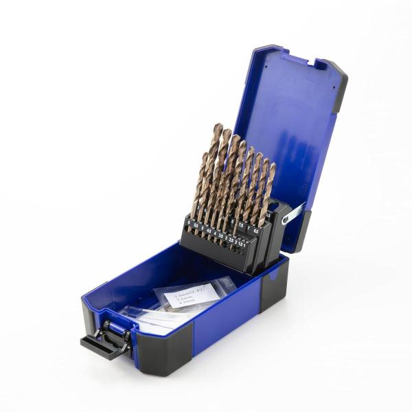 trial-c コバルトドリルセット キリ 19本組 ステンレス用ドリル刃 ドリルセット 鉄鋼 コバ...