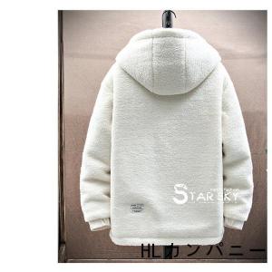 ボアコートメンズムートンコートジャケットフード付きボアブルゾンもこもこ防寒コートショート丈アウター大きいサイズ秋冬