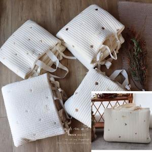 プレミアムイブル　星月/くまの刺繍/レモンの刺繍 お昼寝布団　刺繍　ナップマット　NAPMAT本体のみの販売です。　