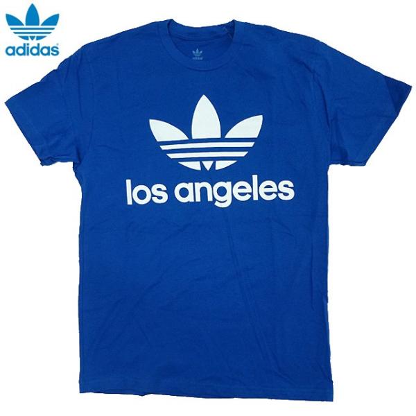 adidas ORIGINALS Los Angels ロサンゼルス限定 Tシャツ 青【ゆうパケット...