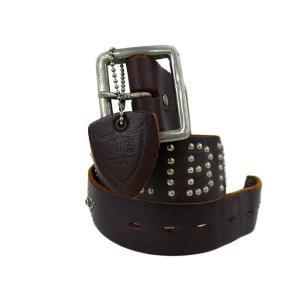 HTC エイチティーシー ダークブラウン レザーベルト 星柄 星座 PISCES