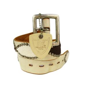 HTC エイチティーシー ダークブラウン レザーベルト 星柄 星座 PISCES