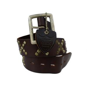 HTC レザーベルト ハラコ HTC エイチティーシー 黒 レザーベルト ハラコ 白×黒 アメリカ製 Made