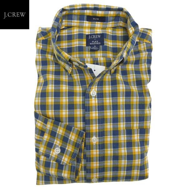 J.Crew Slim Plaid Casual Shirt ジェイクルー ストレッチ スリムフィッ...