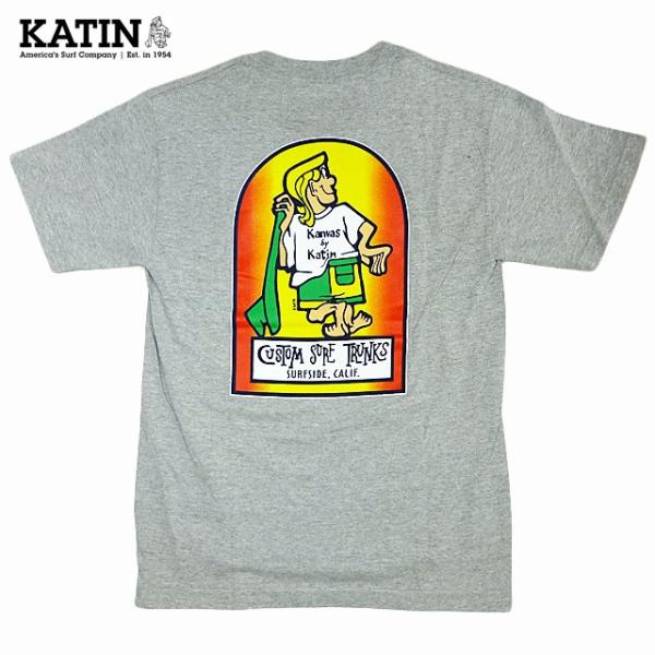 US限定 Katin Blend Tee ケイティン Tシャツ 半袖 カットソー K-Man グレー...