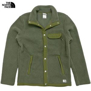 US企画 The North Face Cragmont Snap Jacket ノースフェイス フリースジャケット シェルパ アウター 茶タグ復刻 メンズ ミリタリー Military Olive｜trickortreat