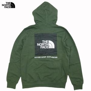 US企画 The North Face Box NSE Pullover Hoodie ノースフェイス パーカー フーディー プルオーバー ボックスロゴ 裏起毛 フリース メンズ Thyme ハーブ｜trickortreat