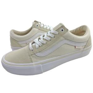 US企画 Vans Old Skool Pro バンズ オールドスクールプロ スウェード スケート スニーカー Pop Cush 白 Marshmallow White｜trickortreat