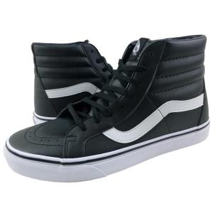 新品/海外モデル/VANS/SK8-HI/復刻/レザー/黒/白