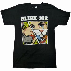 海外正規オフィシャル blink-182 PPK On The Call Tee Tシャツ ブリンク182 パンク アメコミ 半袖 ロックT 黒【ゆうパケット対応】｜trickortreat