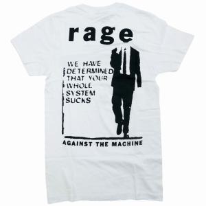 海外正規オフィシャル Rage Against The Machine System Sucks Tee Tシャツ レイジ 復刻 ヴィンテージ 半袖 ロックT 白【ゆうパケット対応】｜trickortreat