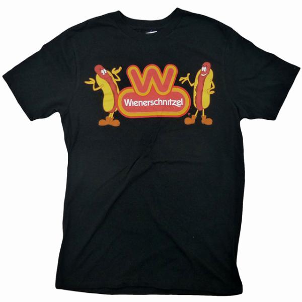 海外正規ライセンス Wienerschnitzel Hot Dog Tee ウィンナーシュニッツェル...