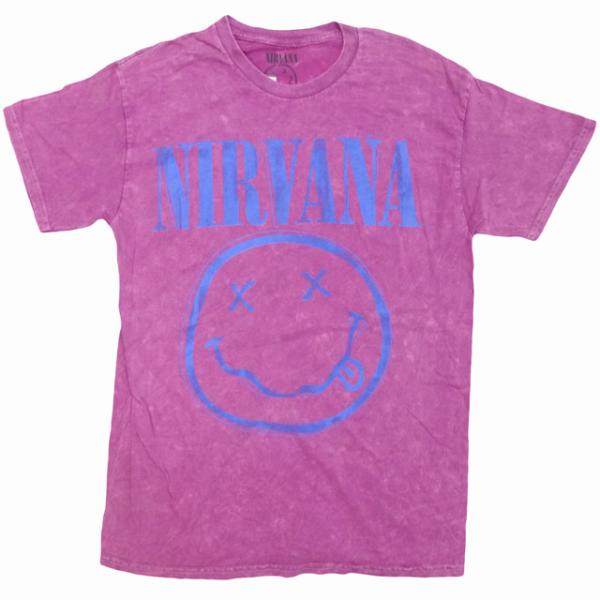 海外正規オフィシャル Nirvana Smiley Acid Tee ニルヴァーナ スマイリー アシ...