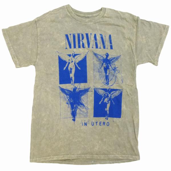 海外正規オフィシャル Nirvana In Utero Acid Tee ニルヴァーナ イン・ユ―テ...