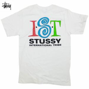 Stussy IST Tee ステューシー International Stussy Tribe 仲間 ポップ ロゴ Tシャツ 半袖 ストリート スケート White 白【ゆうパケット対応】｜trickortreat