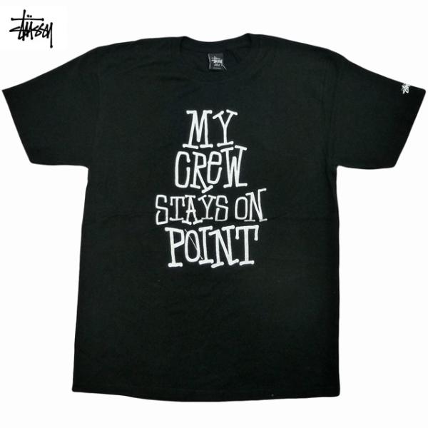 Stussy My Crew Tee ステューシー ショーンフォント ストックロゴ Tシャツ 半袖 ...