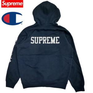 Supreme Champion Pullover Hoody 2016A/W シュプリーム チャンピオン プルオーバーフーディー デッドストック スウェット 紺｜trickortreat