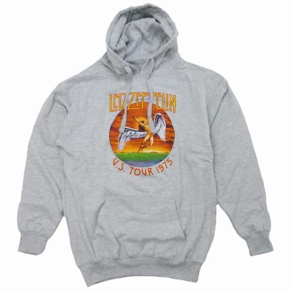 海外正規ライセンス Led Zeppelin 1975 U.S. Tour Hoody US限定 レ...