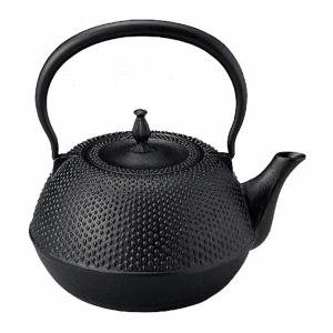 南部鉄器 鉄瓶 丸南部アラレ 1.2L IH対応(南部鉄器 鉄瓶