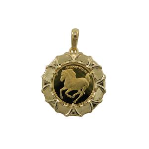 TRIDEA JEWELRY（トライディアジュエリー） 純金 k24 ホース コイン