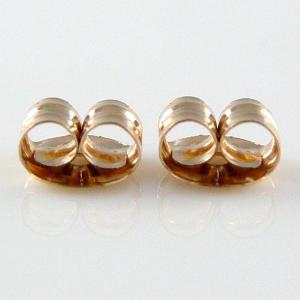 18金 ピンクゴールド ピアスキャッチ 地金 ...の詳細画像2