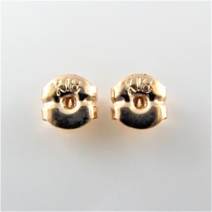 18金 ピンクゴールド ピアスキャッチ 地金 ...の詳細画像3