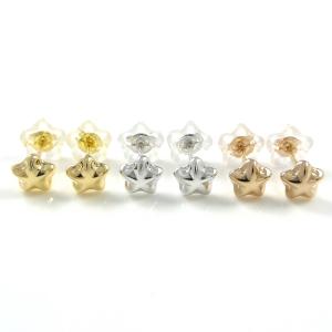 AHKAH アーカー K18 イエローゴールド ミモザピアス スタッドピアス