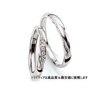 TRIDEA JEWELRY（トライディアジュエリー） Pt900 平打 4mm 巾 1.5mm厚