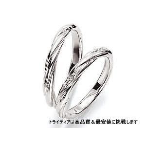 WishウィッシュWS502写真左Pt900プラチナリング結婚指輪マリッジ プレゼント ギフト｜trideacoltd