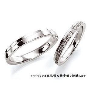 WishウィッシュWS704写真左Pt900プラチナリング結婚指輪マリッジ プレゼント ギフト｜trideacoltd