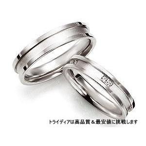 SolidソリッドSL107写真右Pt900プラチナリング結婚指輪マリッジ プレゼント ギフト｜trideacoltd