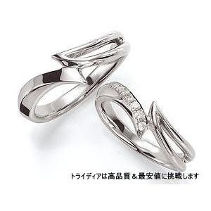 WishウィッシュWS507写真右Pt900プラチナリング結婚指輪マリッジ プレゼント ギフト｜trideacoltd