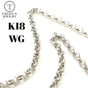TRIDEA JEWELRY k18 マール ロロ ネックレス 18金 ホワイトゴールド WG