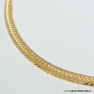 喜平 ネックレス K18 トリプル 12面 14.5g 60cm 造幣局検定マーク