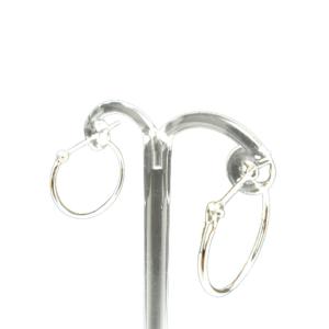 ピアス プラチナ フープ 1.0×10mm Pt900 両耳 メンズ レディース