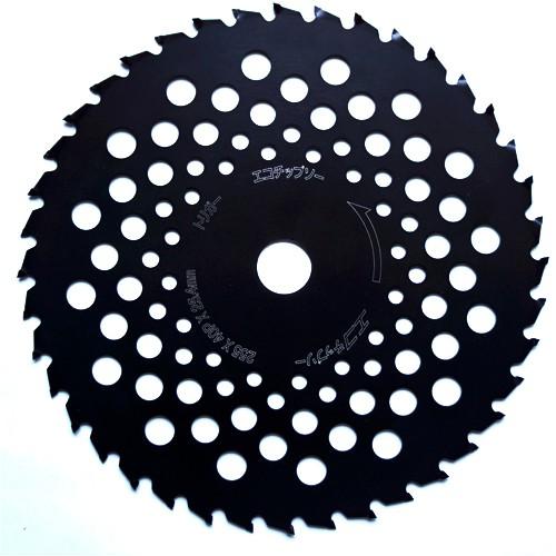 【草刈・山林兼用 刈払機 チップソー】エコチップソー 255×40 1枚