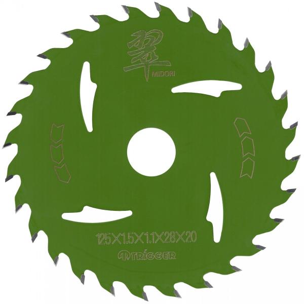 【木工用 電動丸鋸 チップソー】翠 125×28 1枚