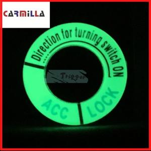 カバー トリム ステッカー 車のイグニッションキー