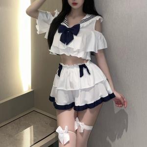 セーラー服 コスプレ 半袖 夏服 制服 女子制...の詳細画像1