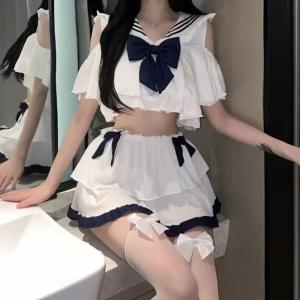 セーラー服 コスプレ 半袖 夏服 制服 女子制...の詳細画像2